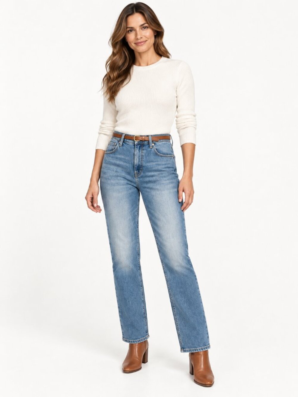 Hudson Jeans Light Wash Straight Leg Denim Women’s Size 8 Fall